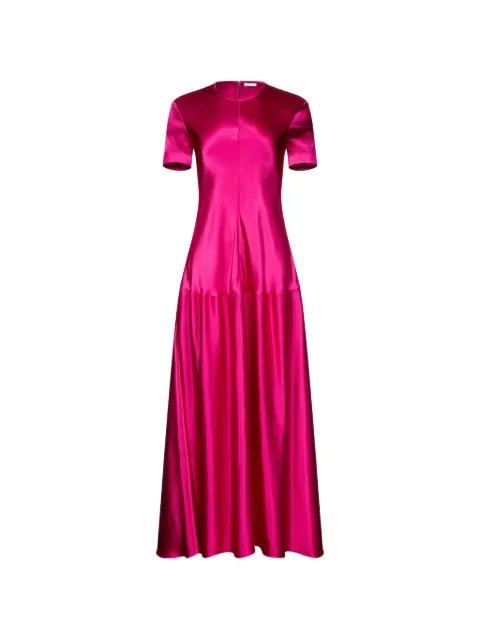 FFORME Clodia pleated-skirt maxi dress Pink FF00611VI2514