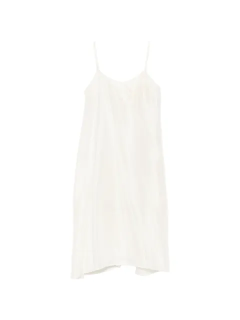 A Tentative Atelier satin-finish slip dress White A1919735