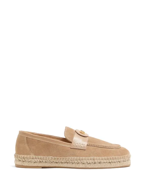 Valentino Garavani Palm Avenue split-leather espadrilles Neutrals YS0K00CKQ
