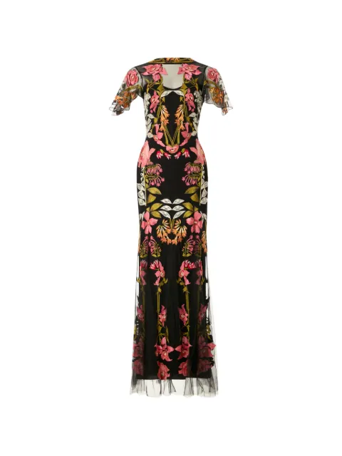 Temperley London Lucille embroidered dress Black 00COLCL54114
