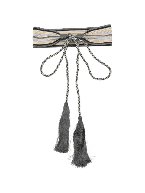 Antonio Marras tassel-detail braided belt Grey MCIN031GR7OR