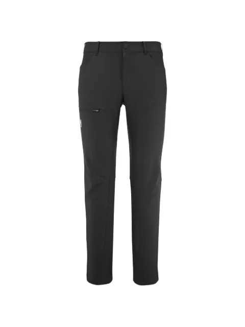 Pascal Millet Wanaka logo-print trousers Black MIV10109