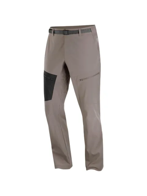 Salomon panelled buckled-belt trousers Grey LC2646200