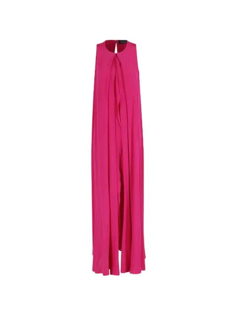 Gianluca Capannolo Anka draped silk maxi dress Pink 26EAL1214600