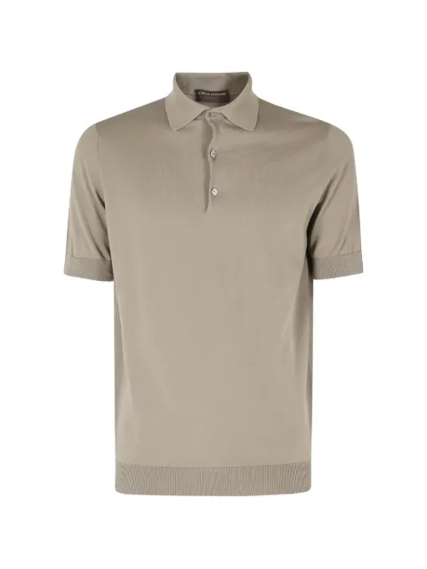 Filippo De Laurentiis short-sleeve polo shirt Brown PL1MCCR14R098