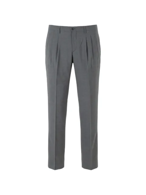 Briglia 1949 Plattis pleated trousers Grey PLATTIS300082098