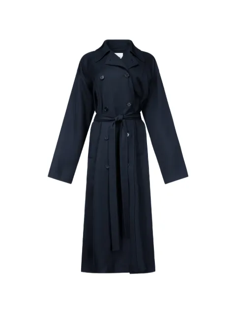 FFORME Leonie double-breasted trench coat Black FF00604VI2519
