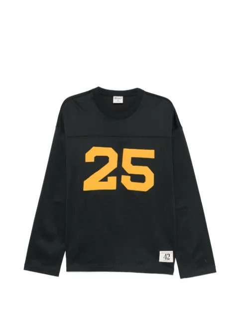 Champion logo-print long-sleeve T-shirt Black 222336