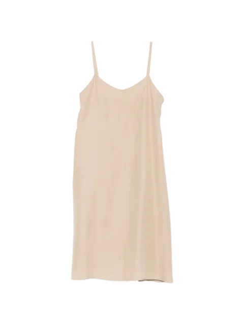 A Tentative Atelier satin-finish V-neck midi dress Neutrals A1919735