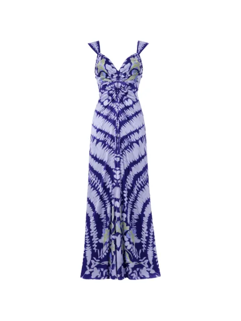 Temperley London Ivy floral-print maxi dress Purple 26UIVY55021