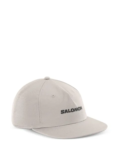 Salomon logo-embroidered baseball cap Grey LC2683000