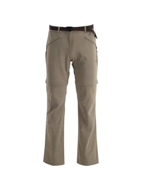 TRANGOWORLD zip-off belted trousers Neutrals PC010091