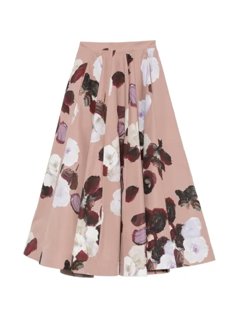 Antonio Marras floral-print pleated midi skirt Pink MGOM311