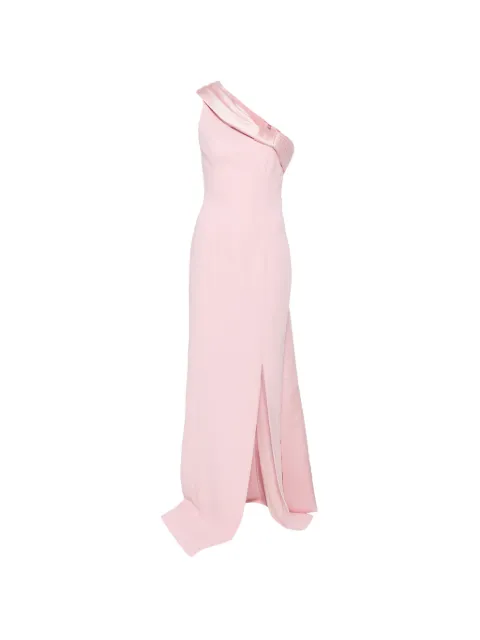 JEAN-LOUIS SABAJI bow-detail crepe gown Pink 6001613