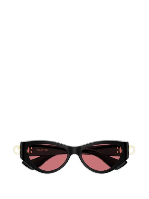 VALENTINO GARAVANI EYEWEAR V-logo cat-eye sunglasses Black VG0014S