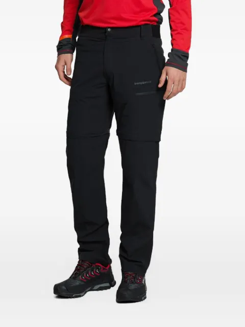 TRANGOWORLD Palec zip-off trousers Black PC010648