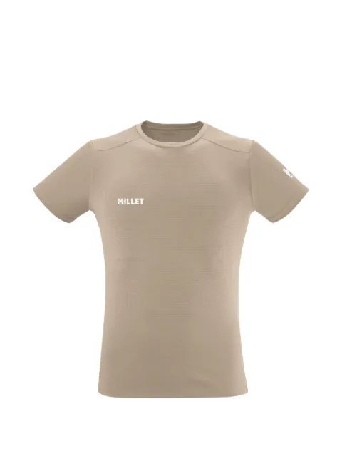Pascal Millet Fusion logo-print T-shirt Neutrals MIV9738