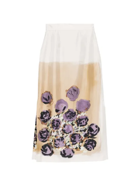 Antonio Marras floral-print pencil skirt Neutrals MGOM288