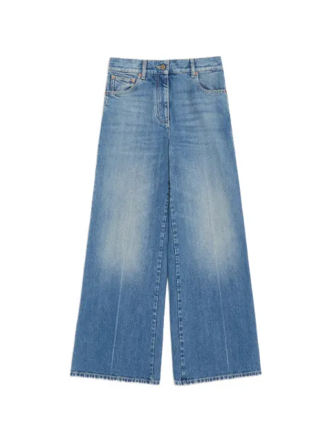 Valentino Garavani whiskering-effect jeans Blue BDD33UACH