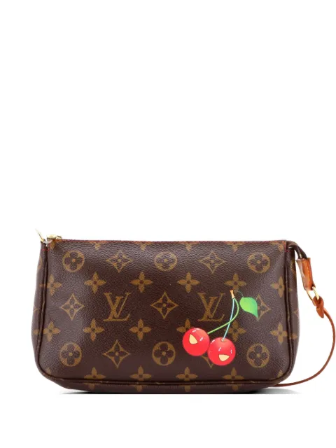 Louis Vuitton Pre-Owned Pochette Accessoires Limited Edition Monogram Cerises clutch bag Brown Z7X44ELNR0LQFK67