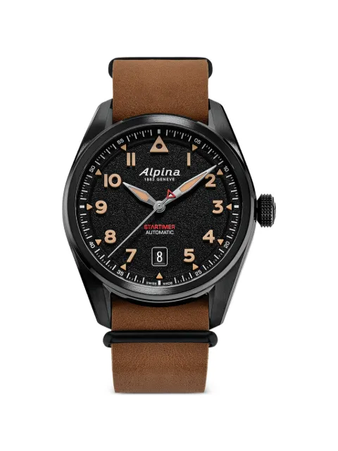 Alpina Startimer Pilot 40mm watch Black AL525BW4SB36