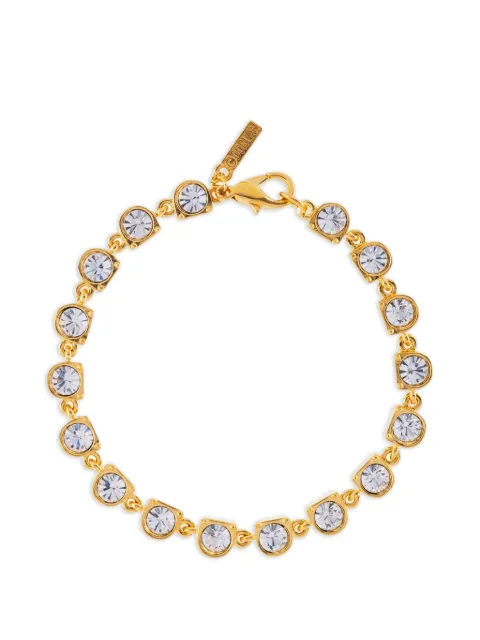 Susan Caplan Vintage 1980s D'Orlan Tennis bracelet Gold BL009691