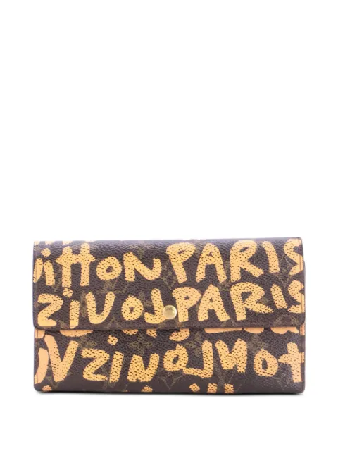 Louis Vuitton Pre-Owned Sarah Wallet Limited Edition Monogram Graffiti small wallets Brown PX3Q3IKD8M0375EU