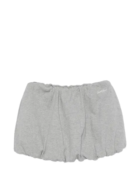 DUNST bubble-hem mini skirt Grey UDSK6B228G2