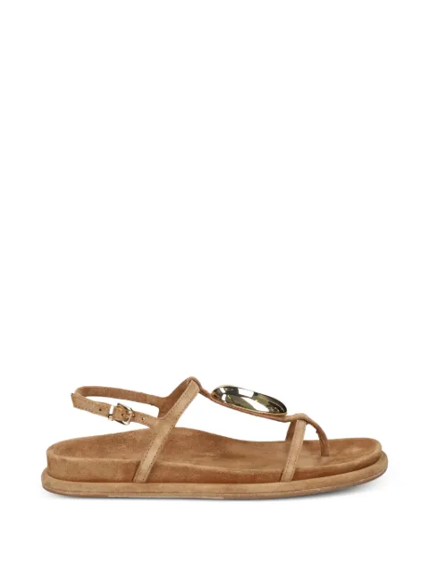 Kennel & Schmenger Aily embellished suede sandals Neutrals 140100