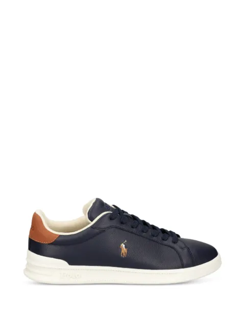 Polo Ralph Lauren logo-embroidered leather sneakers Blue 809P07159002