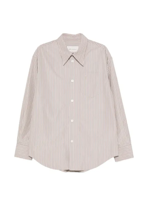 AMI Paris Ami de Coeur striped shirt Neutrals USH808CO0219