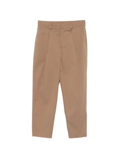 PT Torino pleated-detail trousers Brown CDVSDAZ00STD