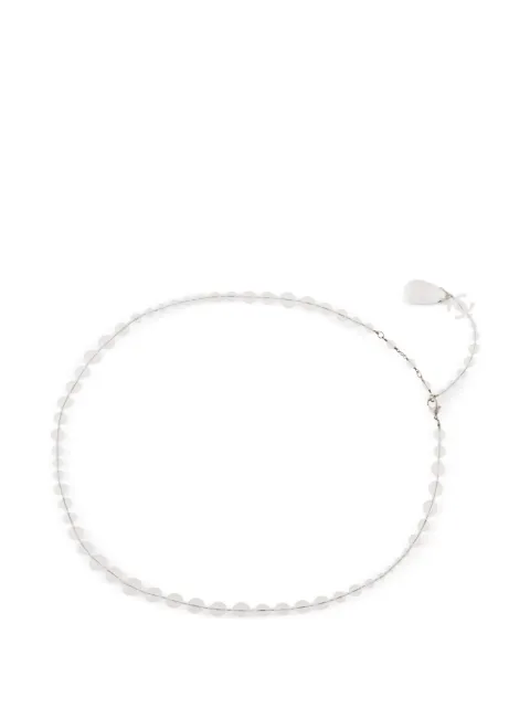 CHANEL Pre-Owned CC-logo charm adjustable belt and necklace White MI000481