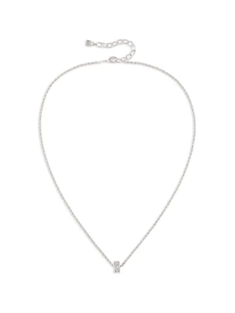 Nina Ricci Pre-Owned 1980 round-pendant necklace Silver NL024299