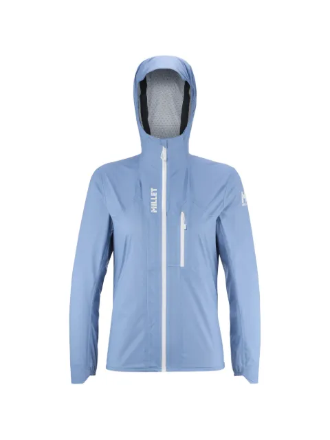 Pascal Millet Wanaka logo-print hooded jacket Blue MIV10439
