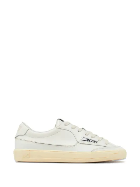 Autry Windscape logo-patch leather sneakers Neutrals SVLMPJ02