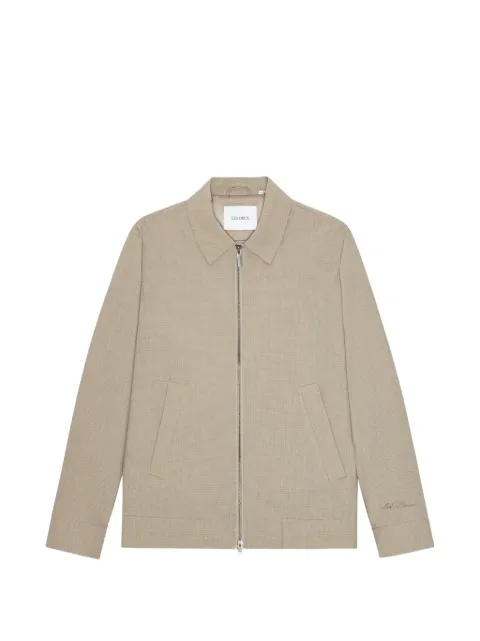 Les Deux Como zip-up bomber jacket Neutrals 1001318