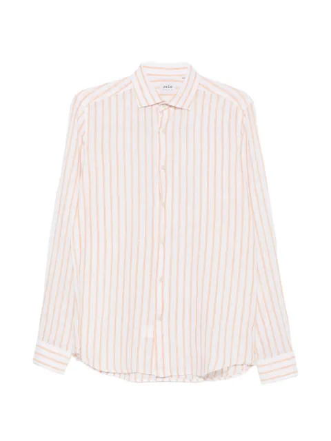 VELA SHOP striped long-sleeve shirt Neutrals SG00Y1PDC1406B