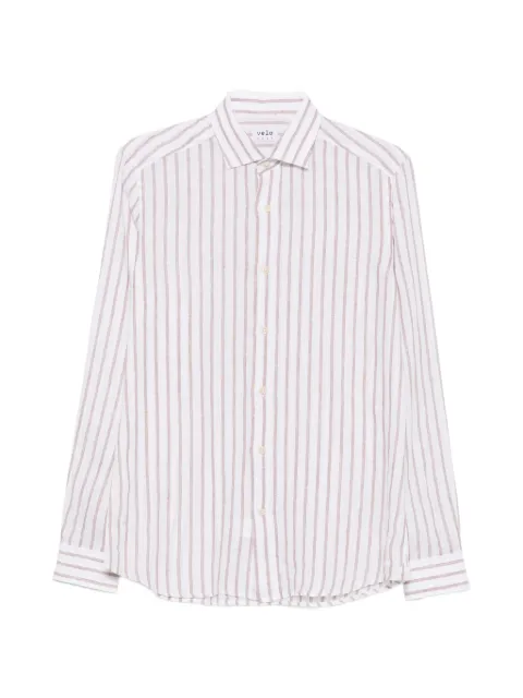 VELA SHOP striped long-sleeve shirt Neutrals SG00Y1PDC1404