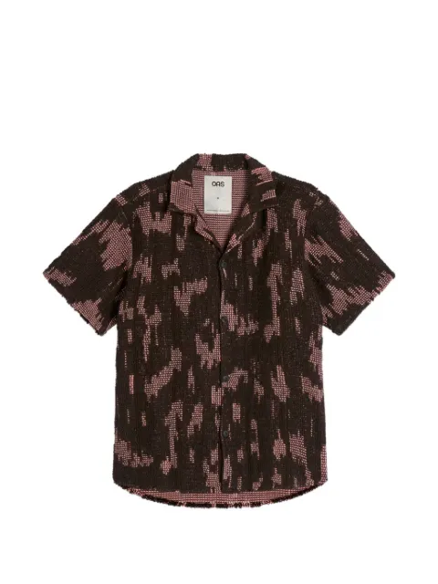 OAS Company Brink Cuba button-down shirt Brown 701304