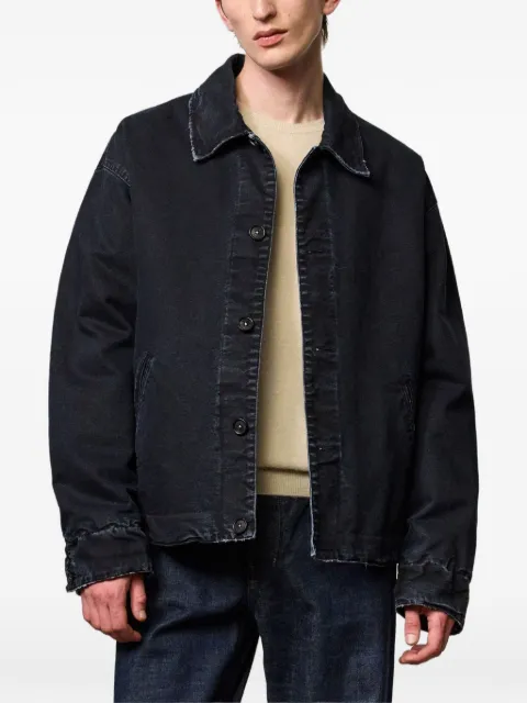 Massimo Alba Cadillac jacket Blue T3267