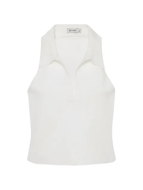 SIMKHAI halterneck polo top White 2262227K
