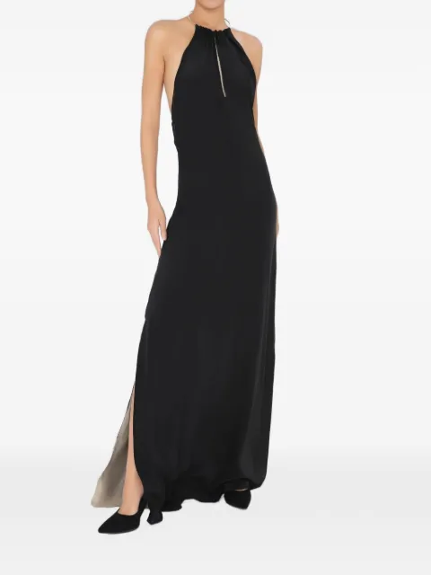 Charlotta Gandolfo sleeveless open-back maxi dress Black DRETAIBL
