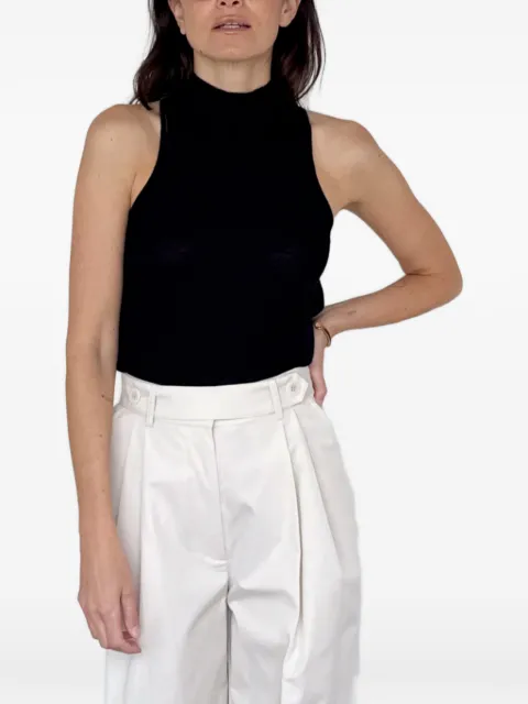 Le Kasha Tivat high-neck sleeveless top Black TIVAT00