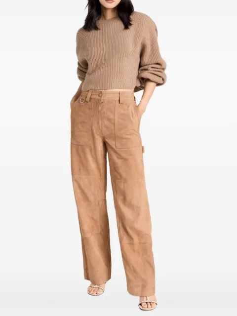Le Kasha Yucutan ribbed sweater Neutrals YUCUTAN