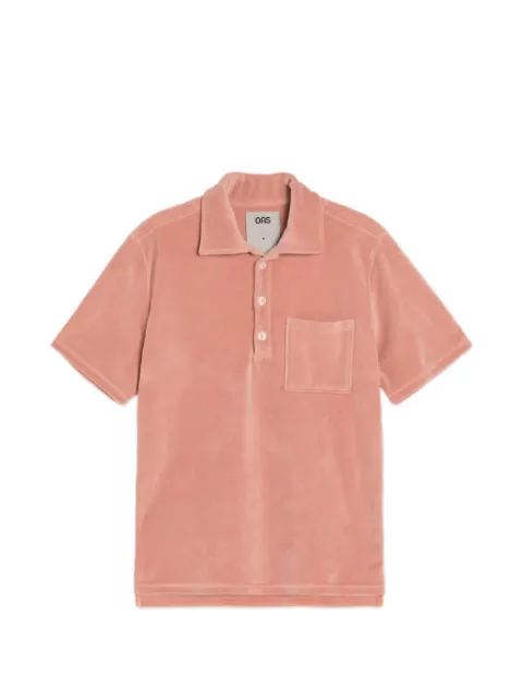 OAS Company Cameo Girona terry-cloth polo shirt Pink 701104