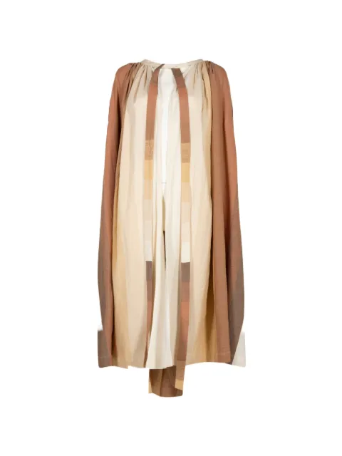 Marrakshi Life striped wrap midi skirt Neutrals C18083EXC002