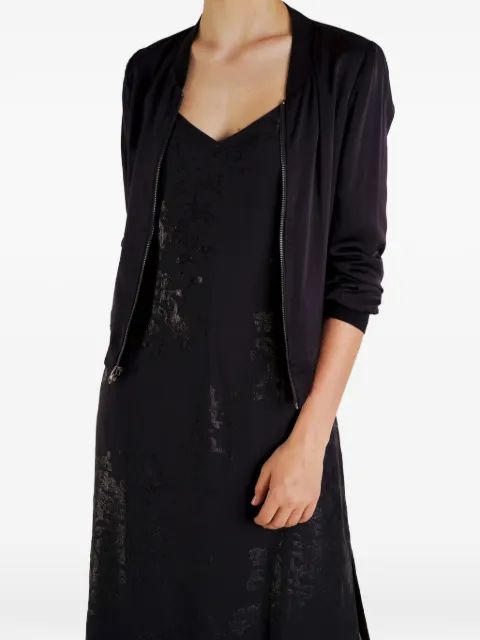 Charlotta Gandolfo metallic-finish bomber jacket Gold JACBOMBSSOMBTGL