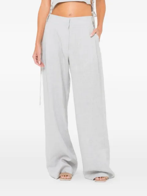 JBQ Aubrey wide-leg trousers Grey P008037