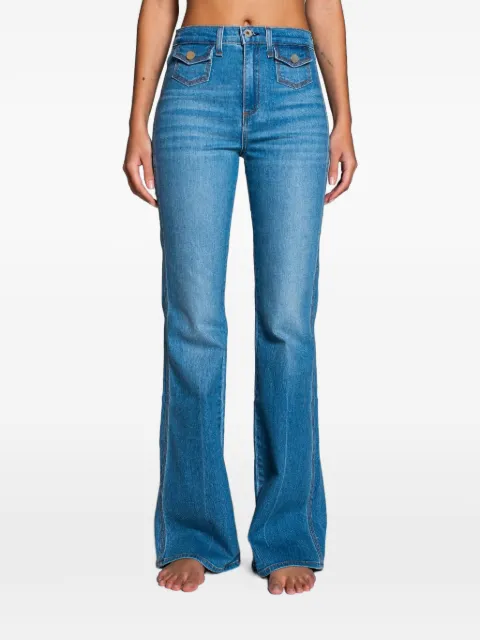 ASKK NY 70's flap-pocket flared jeans Blue W1248K015